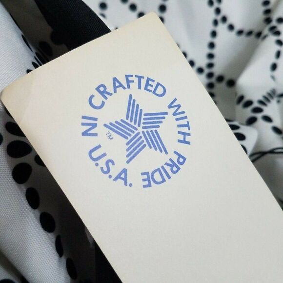 Vintage Nancy II Secretary Dress Size 18WP White Black Button Front 60s 70s - Picture 8 of 10